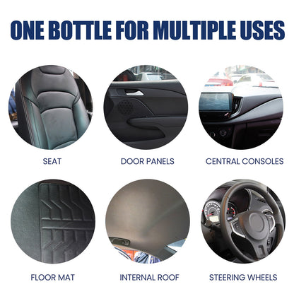 Leather Maintenance Cream, Car Seat Sofa Leather Cleaning Stains Refurbished Polish Cleaner