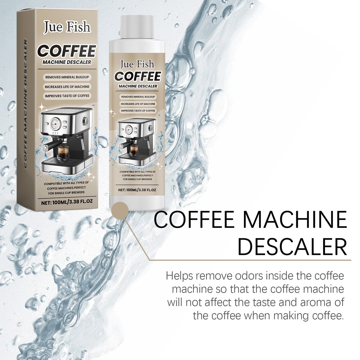 Coffee Machine Scale Remover, Coffee Machine Special Detergent Scale Stain Cleaning And Refurbishing Agent