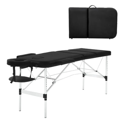 Massage Table Portable Massage Bed Aluminium 3 Folding Lash Bed Spa Bed Table