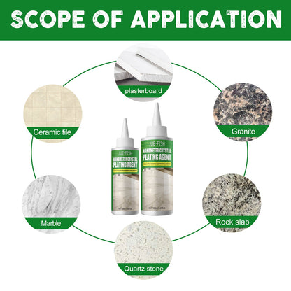 Stone Crystal Plating Agent, Marble Polishing Nano Crystalline Liquid Tile Scratches Repair Brightening Reduction