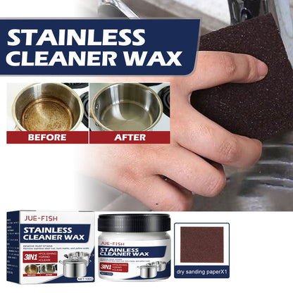Metal Polishing Wax, Household Kitchen Range Hood Pot Cleaning, Rust Removal, Grease Polishing Cleaner