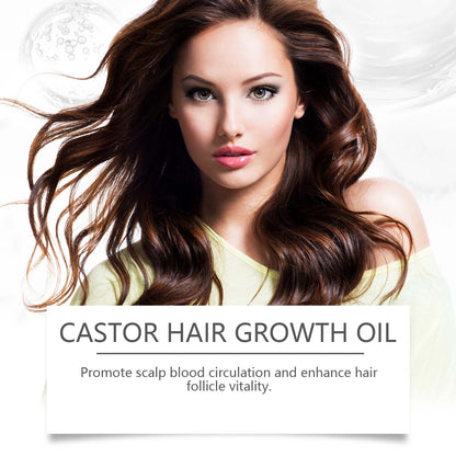 Castor Dense Hair Essential Oil Repair Dry And Damaged Scalp Hair Moist, Hydrating And Smoothing Hair