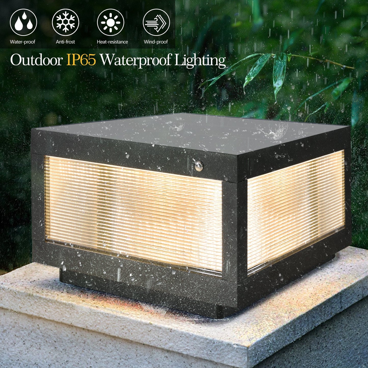 Solar Wall Lamp With Dimmable LED Aluminium