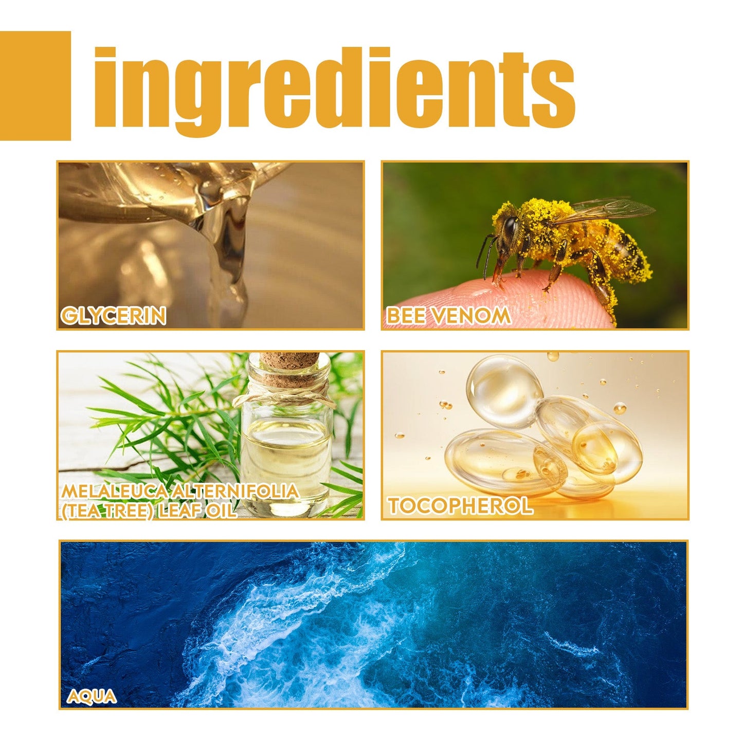Bee Venom Wart Treatment Spray Improves Pimples, Moles, Repairs and Smooths Skin Wart Treatment Spray