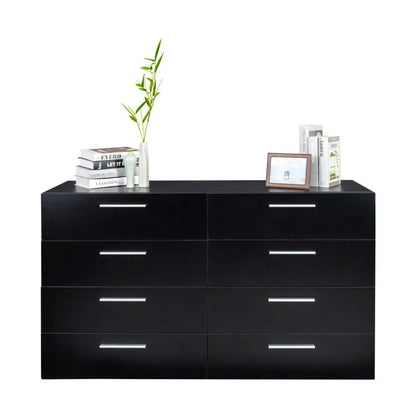 Wood 4 / 8 Drawer Dresser Bedroom Furniture Chest of Double Drawers Cabinet