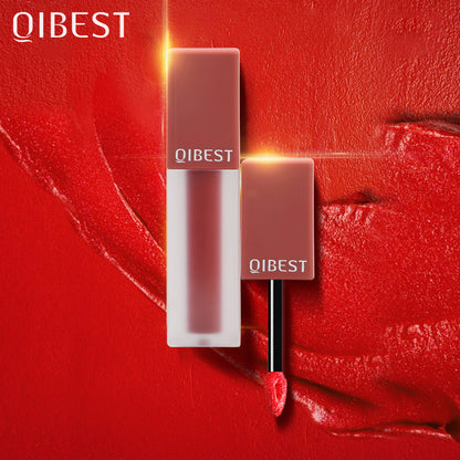 QIBEST Matte Velvet Matte Lip Gloss Lip Gloss Matte Creamy Lasting Liquid Lipstick