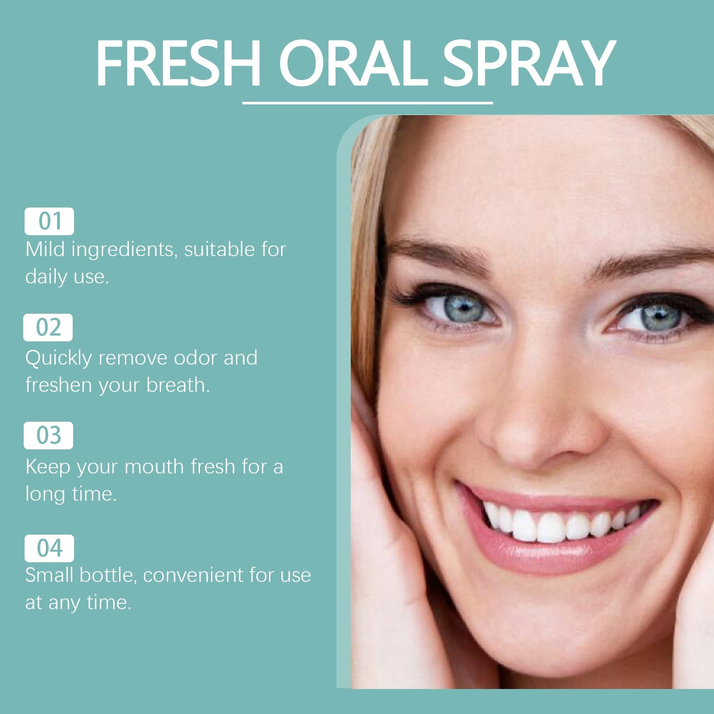 Mouth Freshening Spray Fresh Breath Deodorizer Care Mouth Health Freshening Spray