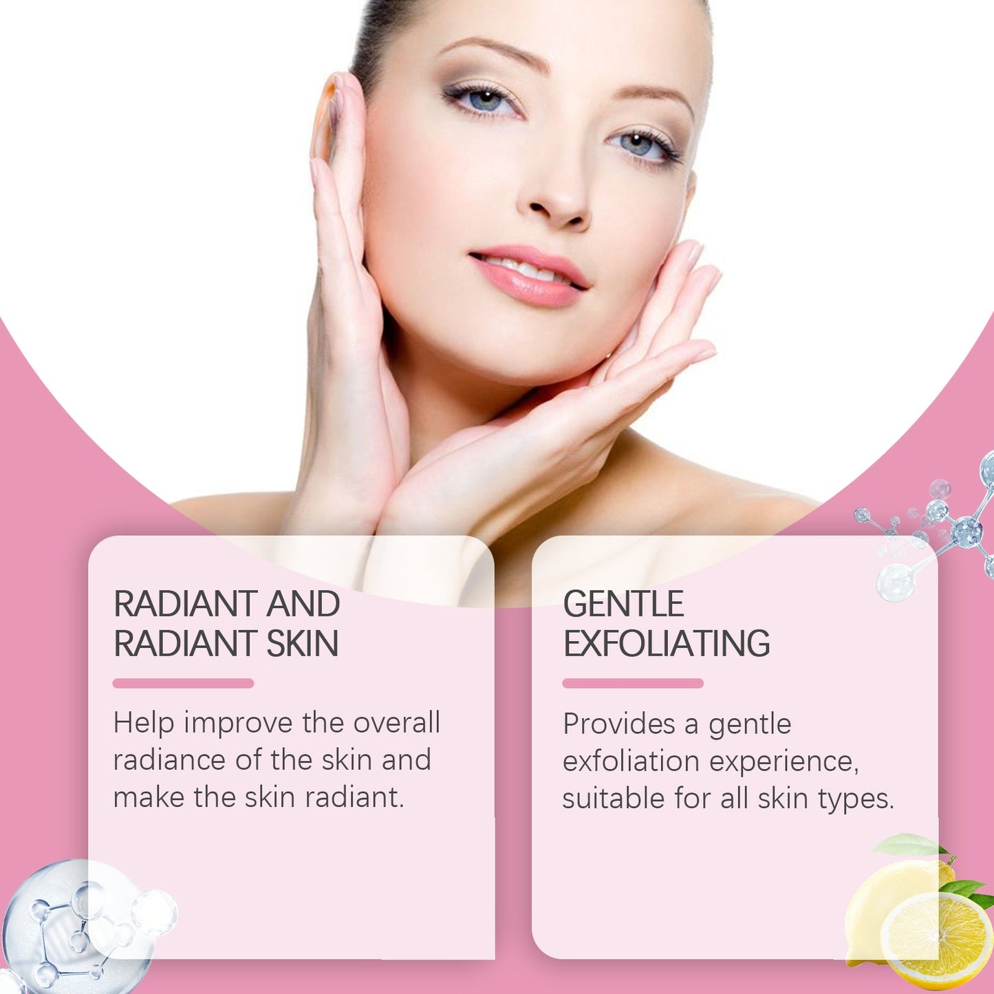 Brightening Face Scrub, Gently Cleansing Exfoliating Dead Skin Brightening Soft Cleansing Scrub