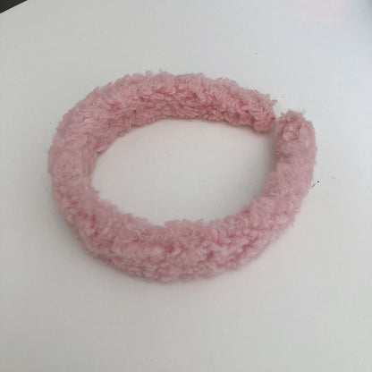 Plush headband hair clip