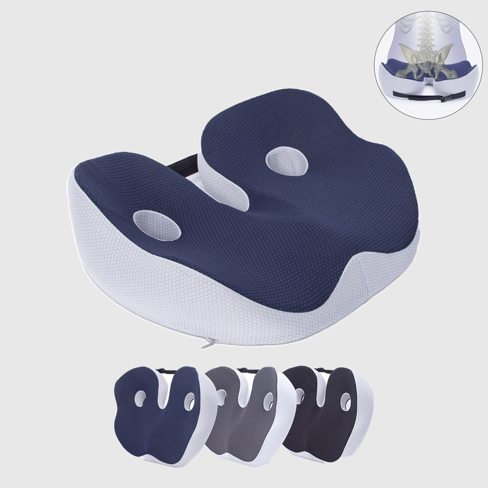 Chair Hip Cushion Hemorrhoids Cushion Fart Cushion Breathable Cushion Thick Office Long Sitting Memory Cotton Cushion