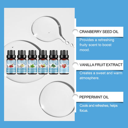 Winter Aromatherapy Oil Set, Humidifier Fragrance Essential Oil Freshens The Air And Keeps The Room Warm In Winter