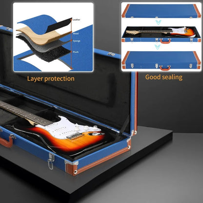 39-Inch Electric Guitar Hard Shell Carry Case for GST GTL 170 SG Guitar