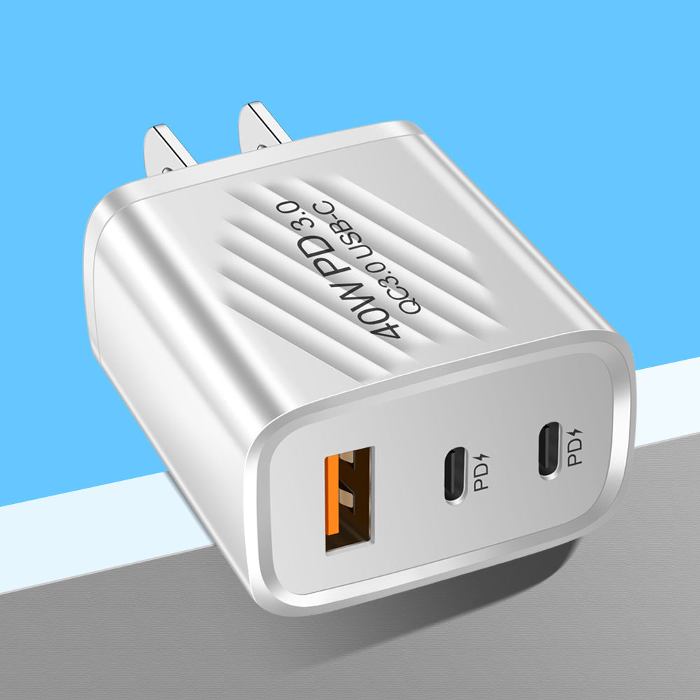 Dual PD+USB fast charging standard 40W TYPEC port