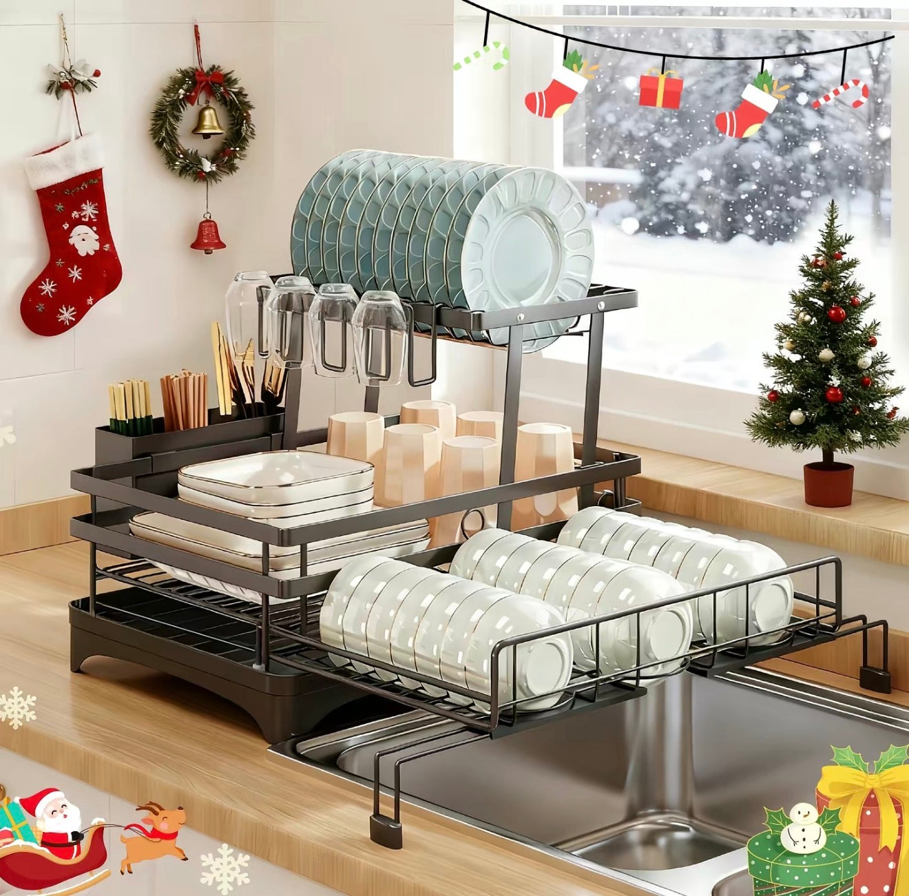 SpaceDry Dish Rack