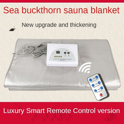 Far Infrared Remote Control Sweat Blanket Acid Blanket Whole Body Perspiration Beauty Salon Seabuckthorn Perspiration Cold Exhaust Heating Space Blanket
