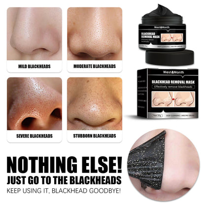 Blackhead Removal Mask, Peel Off Remove Blackhead Activated Carbon Cleansing Face Mask
