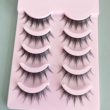 Cartoon Bushy Black Terrier Big Devil False Eyelashes Whole Piece Barbie Eyelashes Natural Little Devil