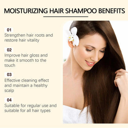 Collagen Volumizing Shampoo Gently And Deeply Nourishes And Repairs Clean, Smooth And Frizzy Hair