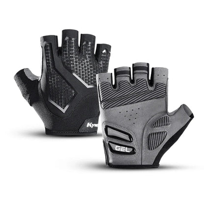 Half finger cycling gloves for men and women liquid silicone shock-absorbing and breathable sports bike fitness gloves