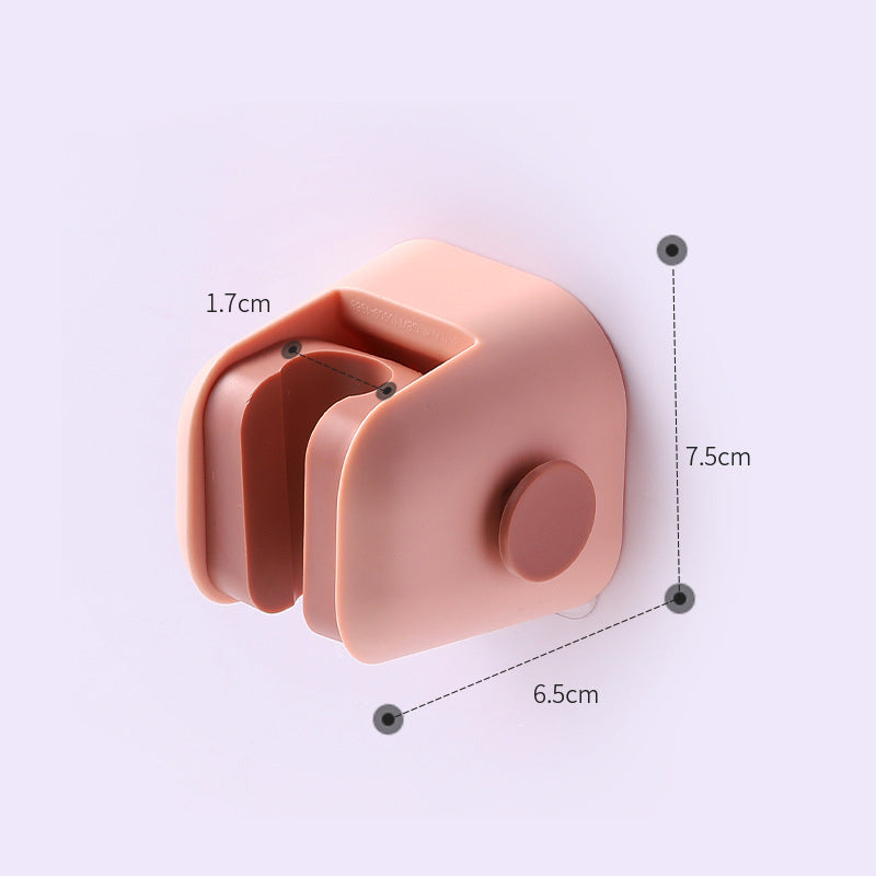 Shower Bracket Free Punching Fixed Seat Universal Shaking Head Adjustable Lotus Pod Bathroom Nozzle Flower Drying Shower Base