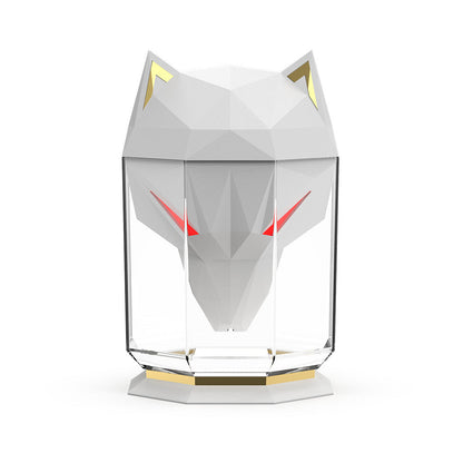 Desktop Wolf Humidifier Large Capacity Household Air Nebulizer Heavy Fog Humidifier Ornament