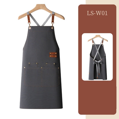 Waterproof apron customized logo printing for catering