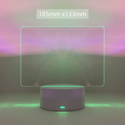 Take Down Notes And Light Up Your Space Transparent Luminous Acrylic Noteboard