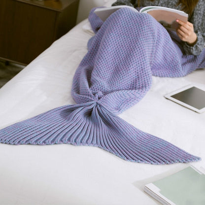 Mermaid Tail Blanket Handmade Knitted Sleeping Bag For Home TV Sofa Bed Mermaid Tail Blanket sute for Kids Adult Baby