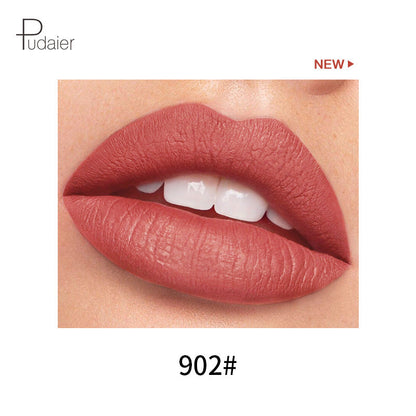 Pudaier 18 Color Mini Capsule Lip Glaze Velvet Fog Color Non-Stick Cup Smooth Matte