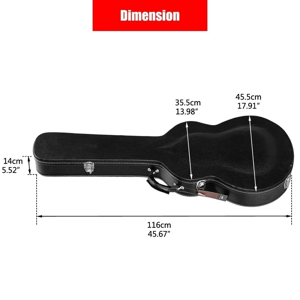 GJazz EPI for 335 Style Electric Guitar Hard Shell Case Bag Bulge Surface