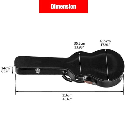 GJazz EPI for 335 Style Electric Guitar Hard Shell Case Bag Bulge Surface