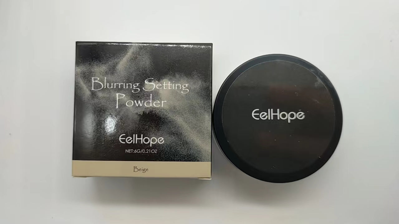 Setting Powder Natural Light, Delicate And Breathable Fit Dry And Wet Powder Long-Lasting Long-Lasting Makeup