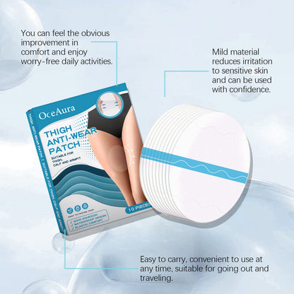 Oceaura Thigh Anti-Wear Adhesive, Thigh And Calf Non-Trace Leg Protector Breathable Invisible Multi-Functional Anti-Wear Foot Adhesive