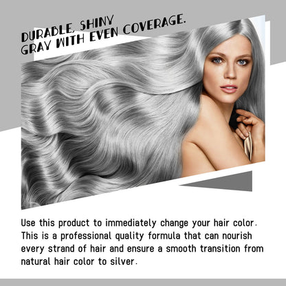 Gray Hair Balm Natural Hair Color Long Lasting, No Damage To Hair Easy To Color Easy To Clean Damp Hair Conditioner