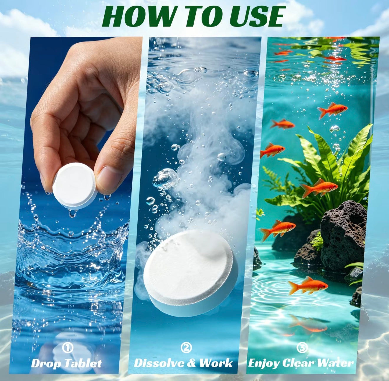 AquaClear Purification Tablets