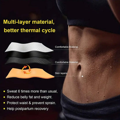 Cross-border sports women's waist trainer slimming belt sweaty adjustable zipper reinforced body shaping abdominal belt