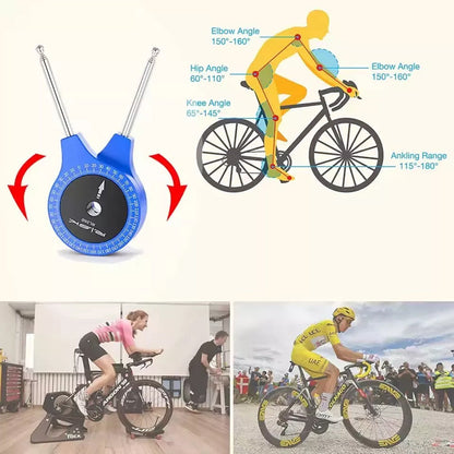 RISK Road Bicycle Airship - Fitting Knee Joint Angle Measuring Protractor for Bike Riding Posture