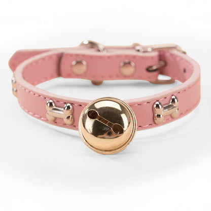 Claw Print Bone Alloy Bells for Pet Collars - Supplies for Dogs & Cats