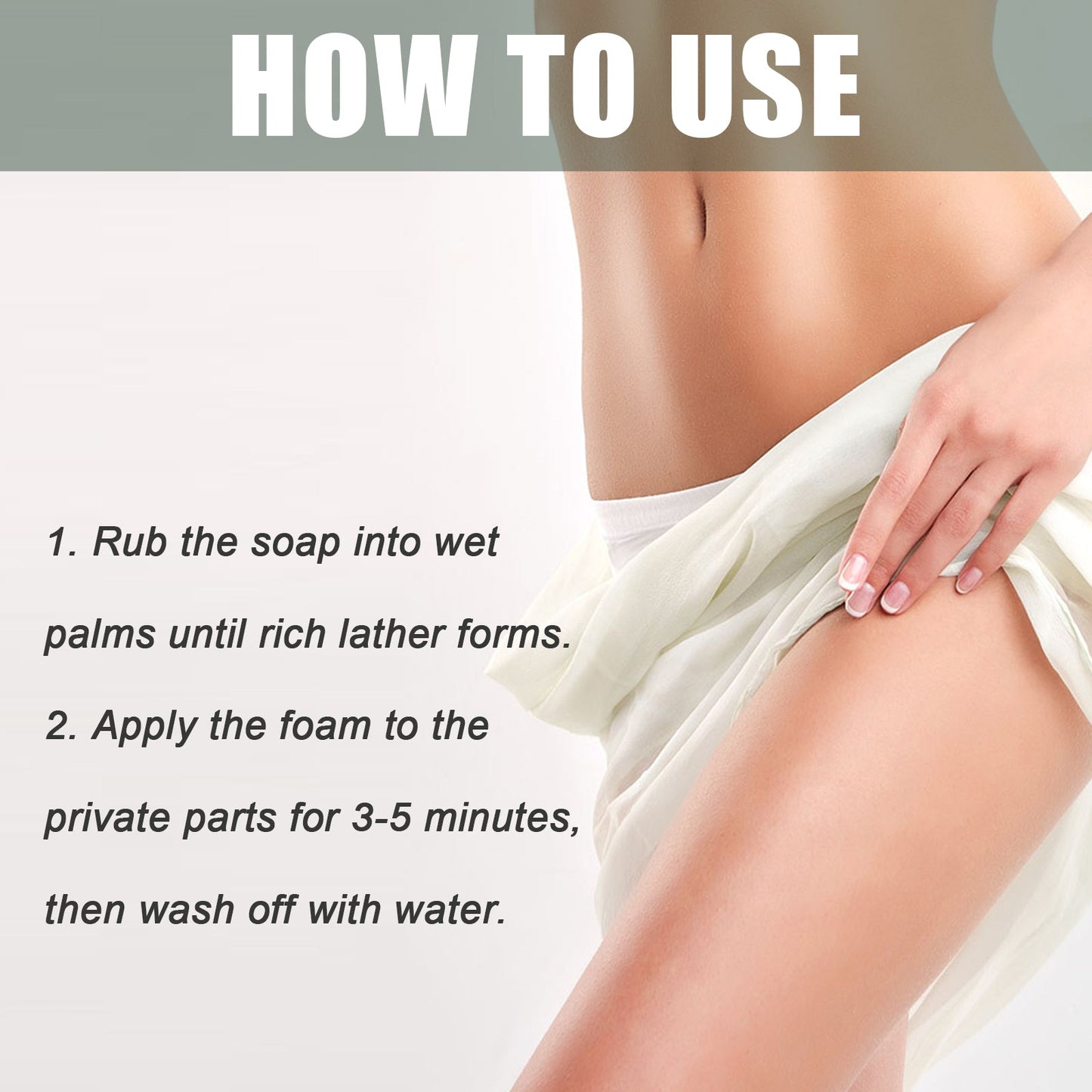 Lavender Scented Soap, Relieve Itching And Discomfort Of Female Body, Remove Odor And Mild Moisture