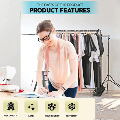 Mannequin Torso Female Manikin Body Dress Form Mannequin 59-67 Inch Lightweight Height Adjustable Wooden Tripod Stand High Densi