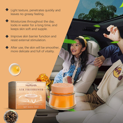Cologne Car Solid Balm For Car Odor Removal Fresh And Light Portable Car Balm