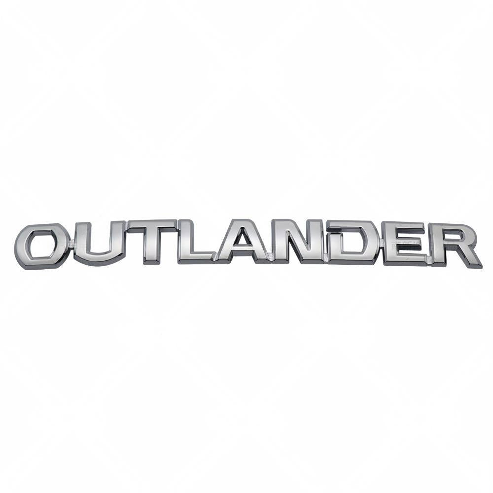 Suitable for Mitsubishi Outlander car labeling, OUTLANDER integrated English label, tail label, and back label