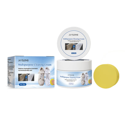 Multi-purpose Decontamination Cream, Small White Shoes Sofa Leather Cleaning Stain Yellow Edge Multi-purpose Cleaning Cream