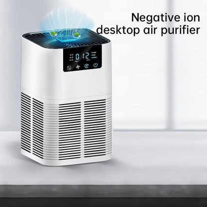 Negative ion desktop air purifier indoor formaldehyde sterilization and odor removal