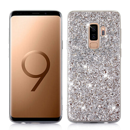 Phone Case for Samsung Galaxy S9 Plus Case Silicon Bling Glitter Crystal Sequins Soft TPU Cover Fundas for Samsung S9 Plus S9