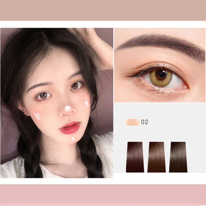 Four-Headed Bifurcated Eyebrow Pencil Simulation Wild Liquid Eyebrow Pencil Durable Waterproof Sweat-Proof And Easy To Color