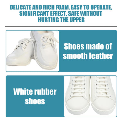 Shoe Cleaning Care Set Small White Shoes Yellow Edge Stain Cleaning White Portable Whitening Agent