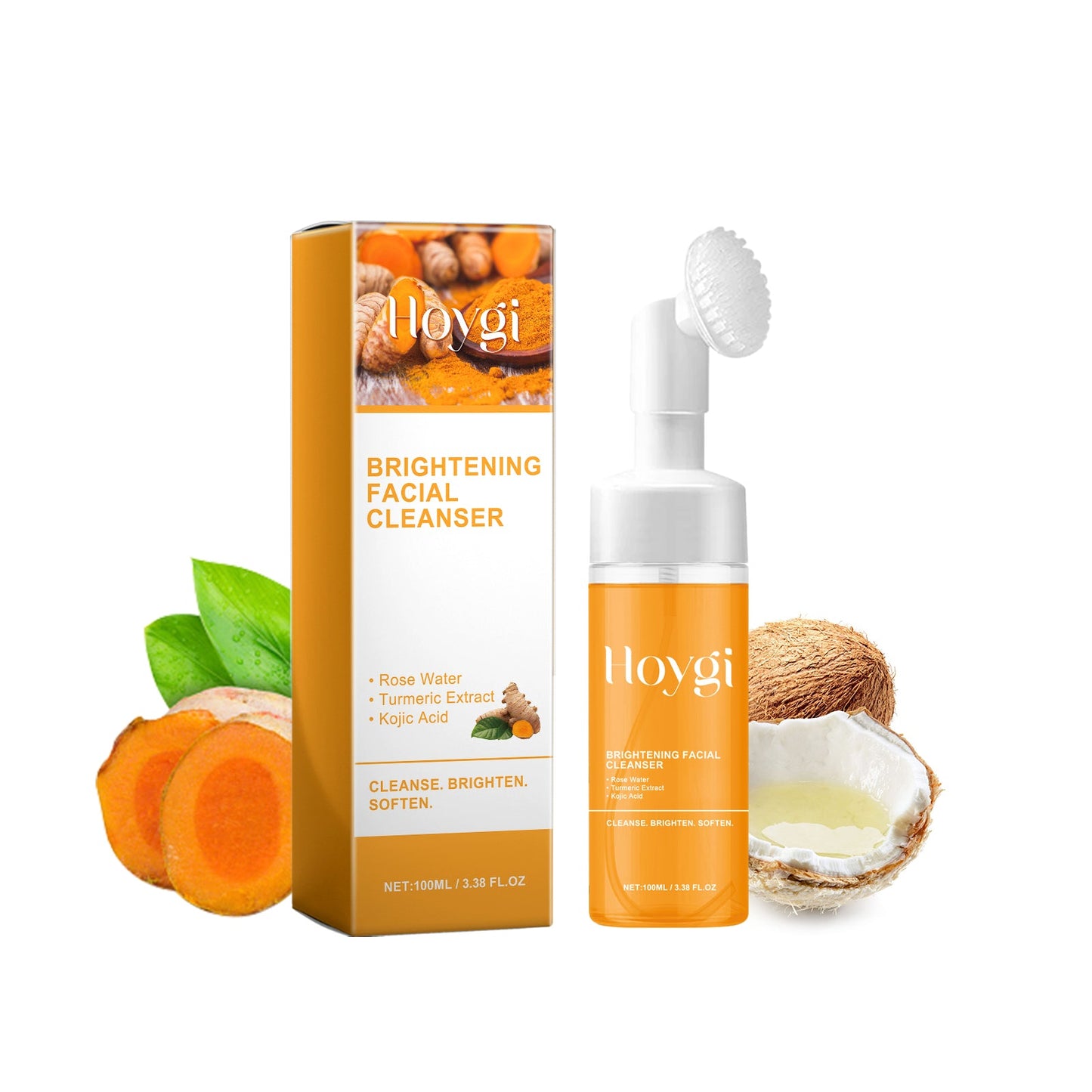 Brightening Facial Cleanser, Deep Clean Facial Skin Fade Acne Mark Acne Mark Moisturizing Whitening Beauty