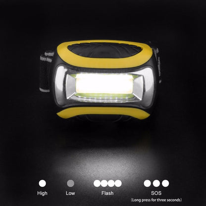 COB LED Headlamp  Frontal 4 Mode Energy Saving Flashlight Linterna For Outdoor Sports  Use AAA