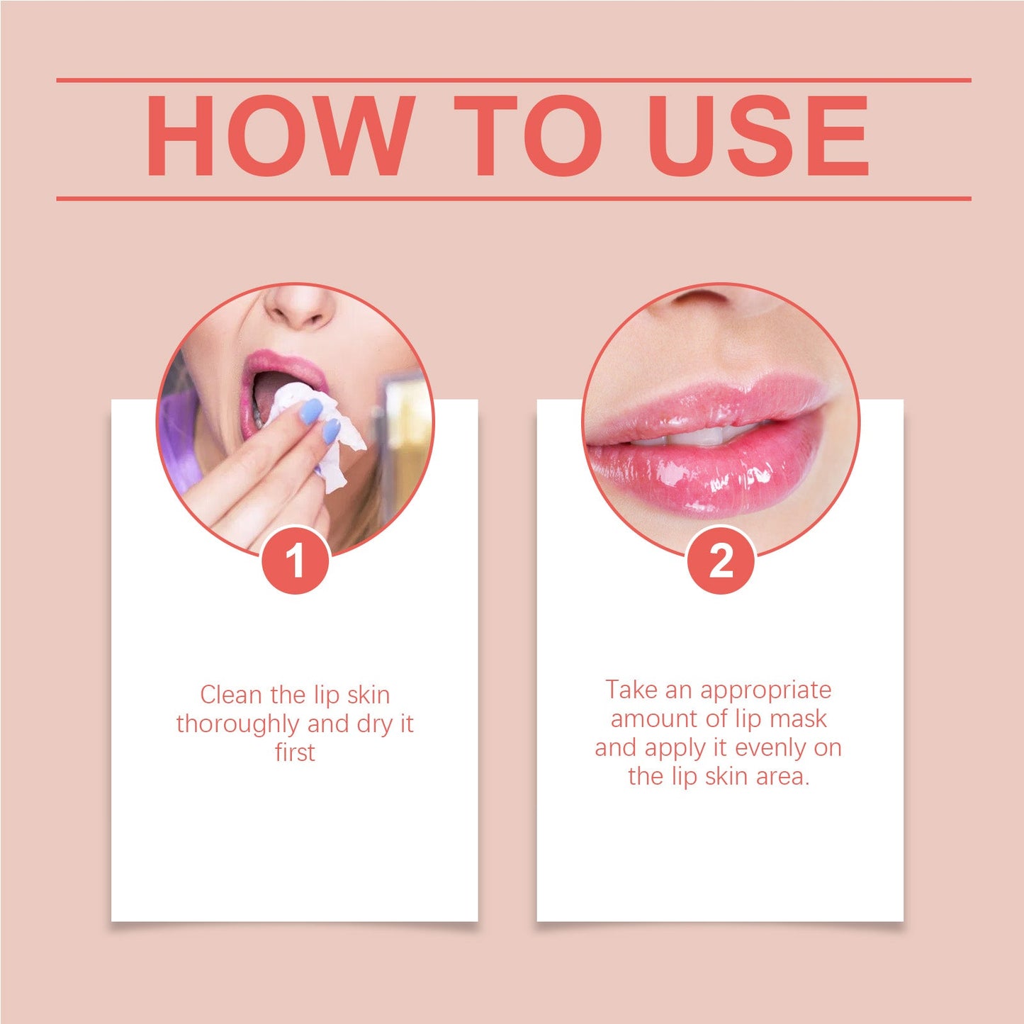 Strawberry Lip Mask, Lighten Lip Lines And Gently Moisturize Lips, Remove Dead Skin And Moisturize Lips